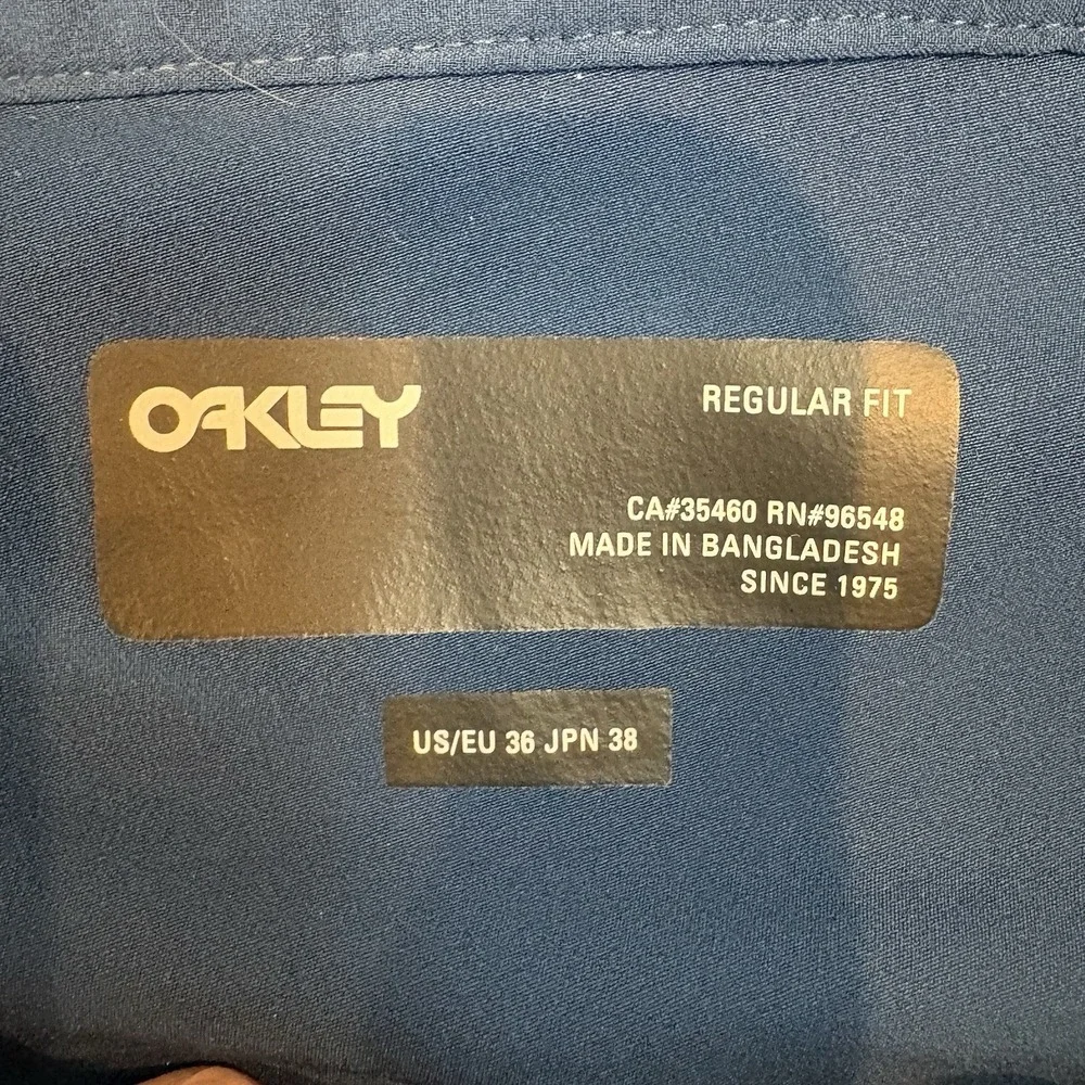 OAKLEYS Factory Pilot Blue Men's Shorts Size 36 Regular Fit Adjustable Straps - Picture 3 of 12